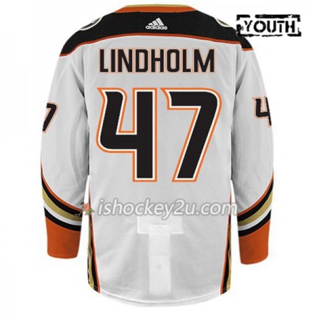 Børn NHL Anaheim Ducks Trøje HAMPUS LINDHOLM 47 Adidas Hvid Authentic